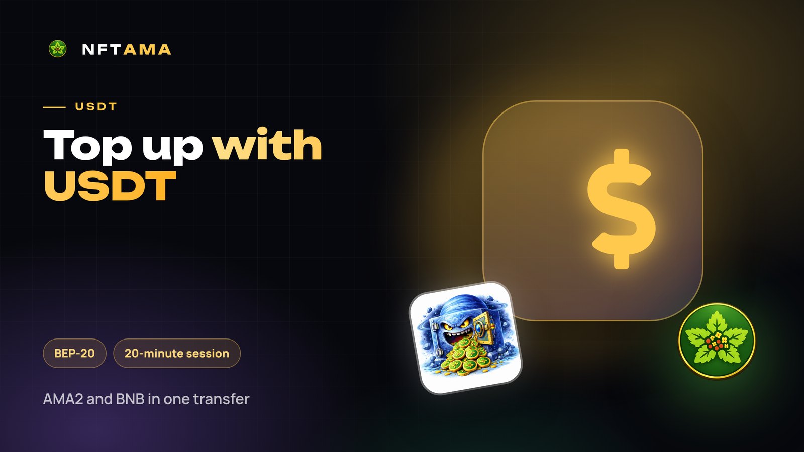 Topping Up NFTAMA with USDT: How the Payment Session Works
