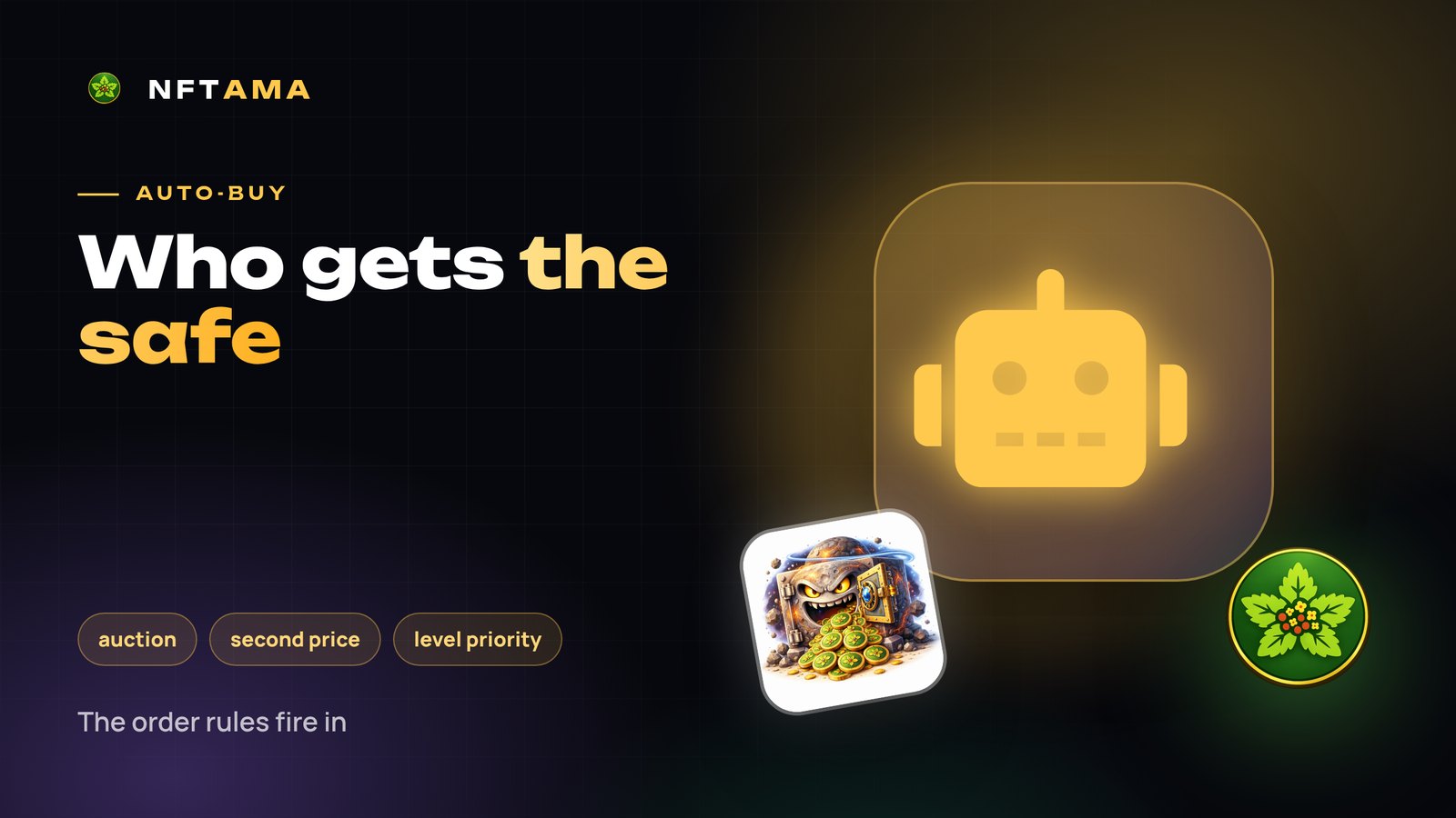 How Auto-Buy Rules Share a Safe: Auction, Queue and Priority
