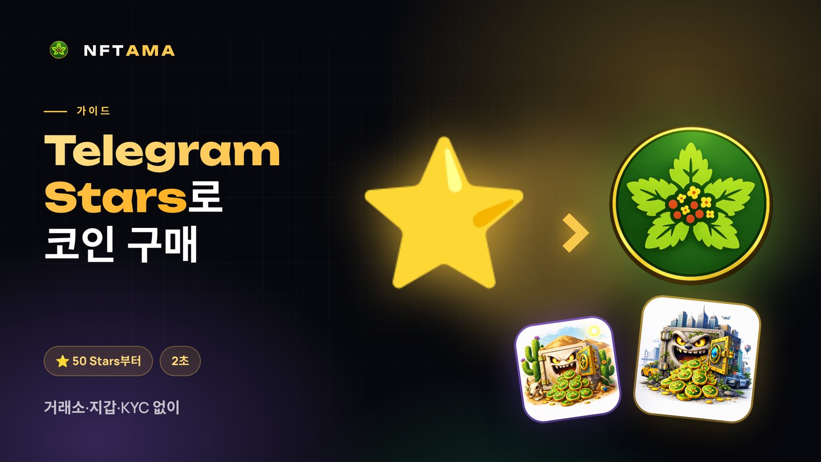 텔레그램 스타(Stars)로 암호화폐 사는 법: 단계별 가이드